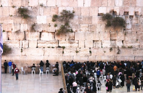 Men's and women's sections of the Western Wall