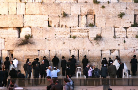 Western Wall, focus of prayer for Jews from around the world