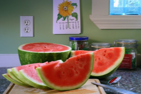 Appreciating the taste of summer in a Hermiston watermelon