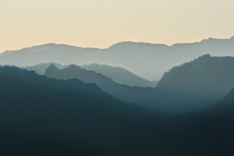 Cascade Mountains from Sunrise